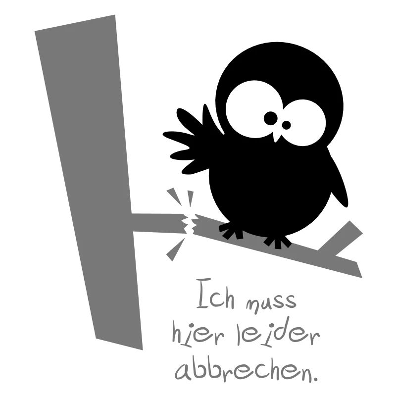 Eine Eule // Ich muss hier leider abbrechen.