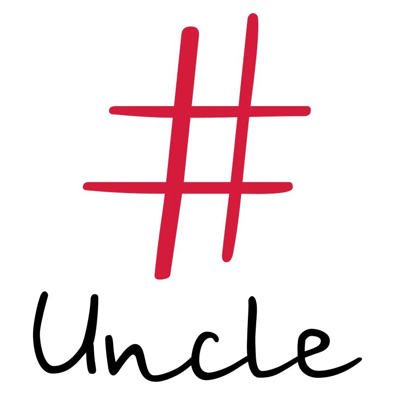 #Uncle Hashtag Social Media I Geschenkidee Onkel