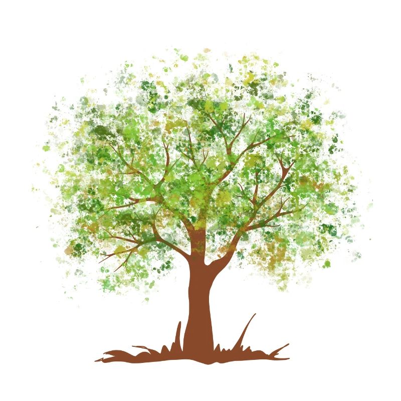 Sommer grüner Baum