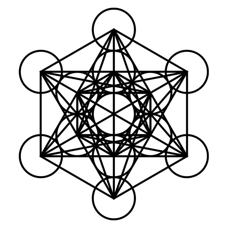 Metatrons Cube Würfel Geschenkidee