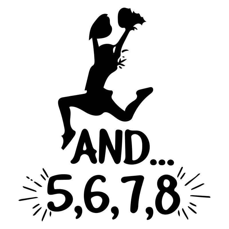 Cool And 5, 6, 7, 8 Cheerleading Coaches Gift