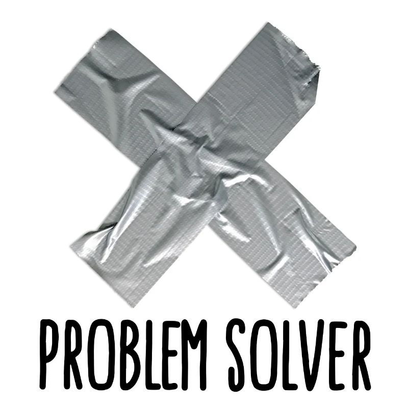 Lustig Klebeband Mann Vater Problem solver