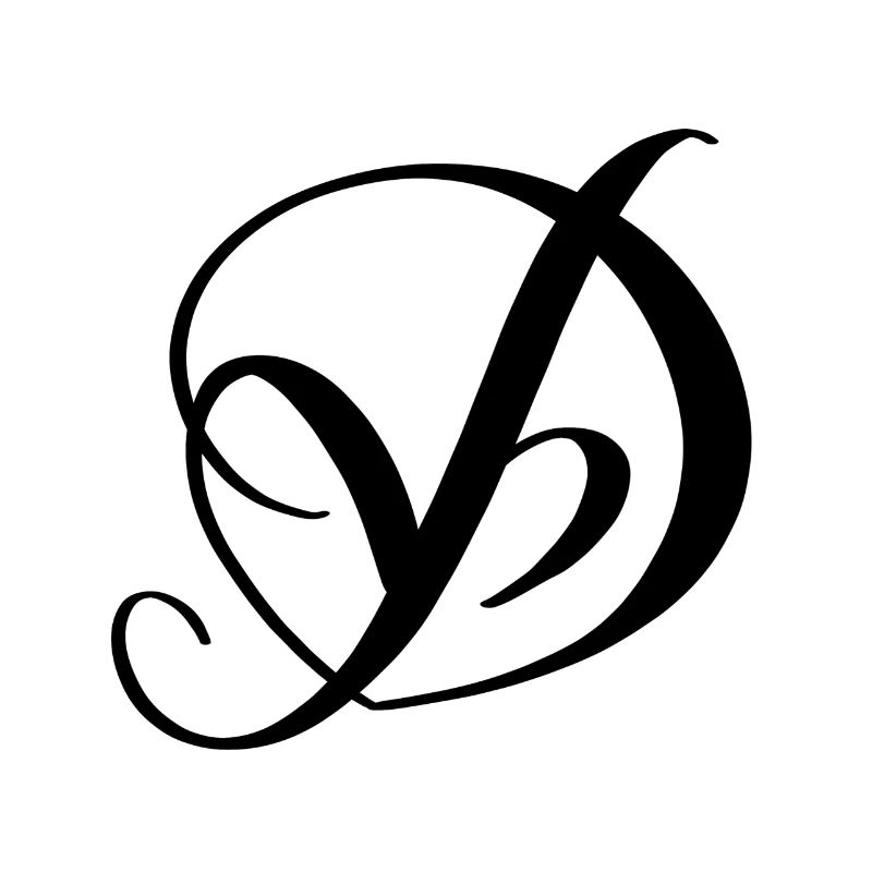 Herzbuchstabe D/Herzbuchstabe D