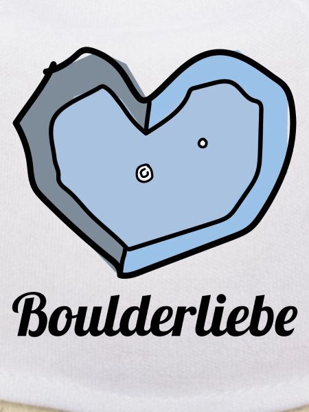 boulderliebe blau text