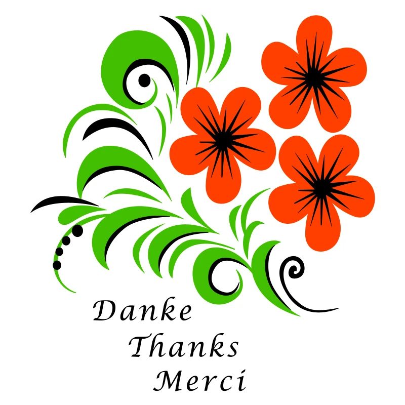 Thank you Thanks Merci