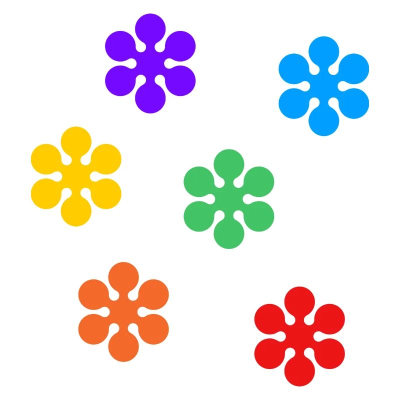 Regenbogenblumen subtile Gay Pride