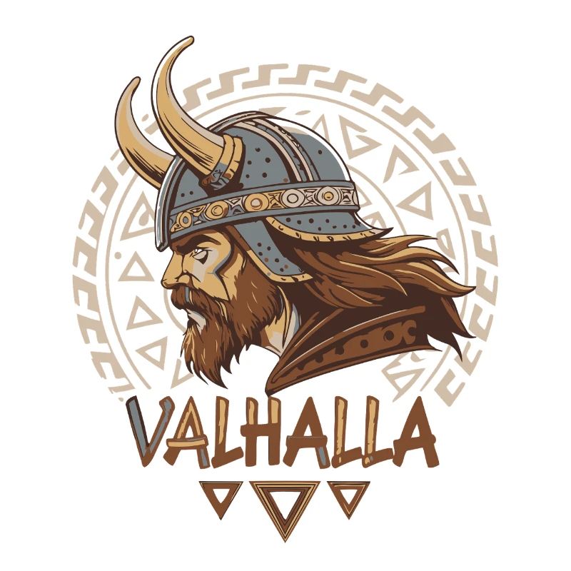 Wikinger Walhalla Runenhelm