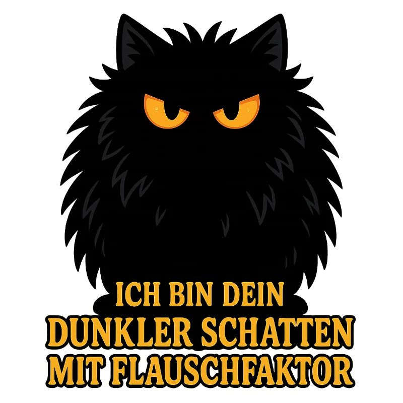 Dark shadow with fluff factor – cat