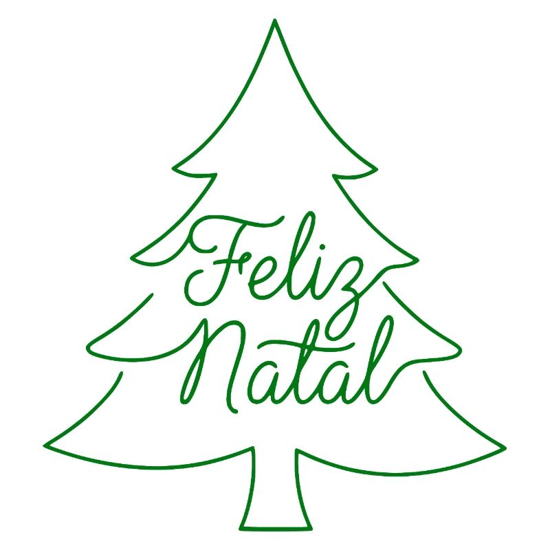 Feliz Natal Christmas Tree Christmas Design