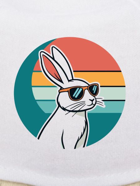 Retro Bunny in the Sun