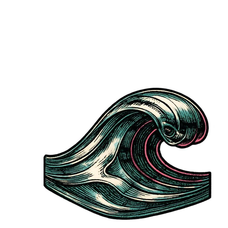 Japanese Retro Wave Ocean