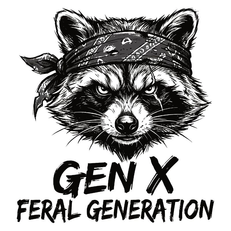 Waschbär Gen X Wilde Generation