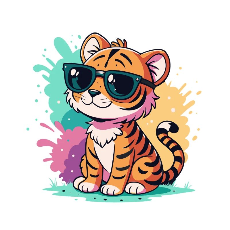 Tiger Splash bunte Sonnenbrillen