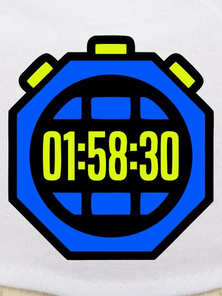 Stopwatch Best Time Half Marathon
