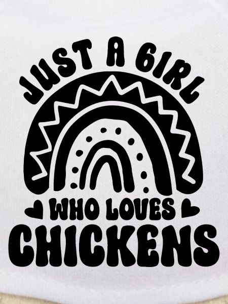 Huhn Spruch Boho Style