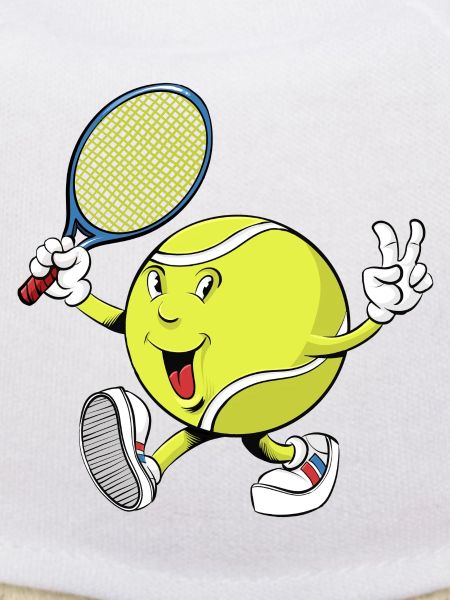Tennis Cartoon Maskottchen