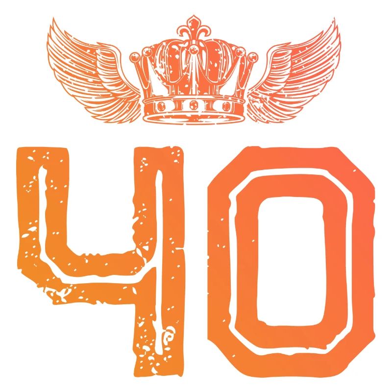 40 Zahl Krone
