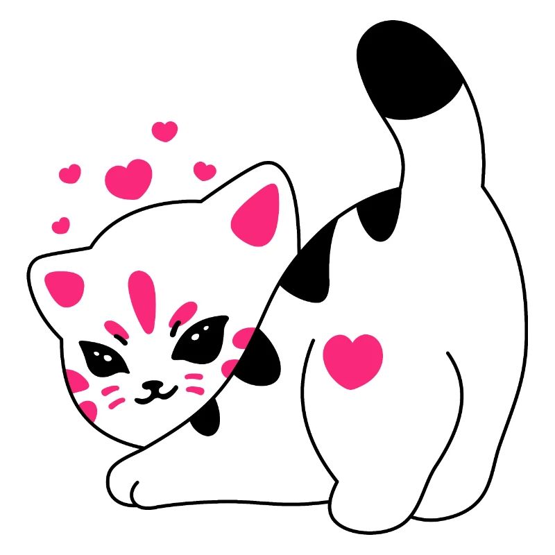 Verspielte Katze