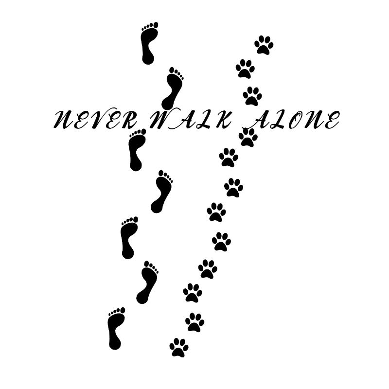 Chemise pour chien Never Walk Alone