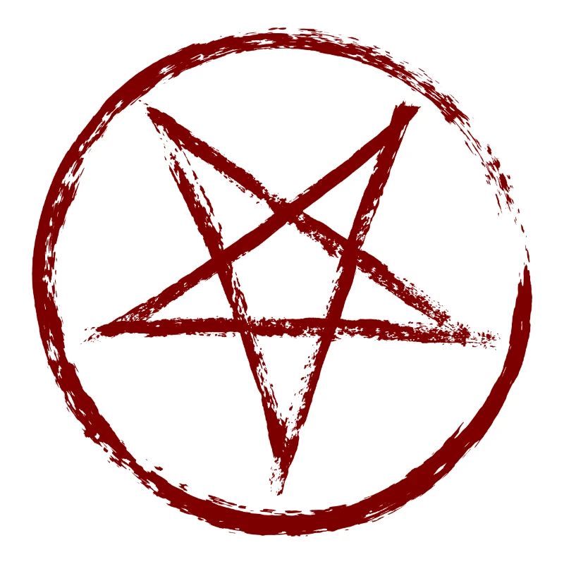 Pentagramm Rot