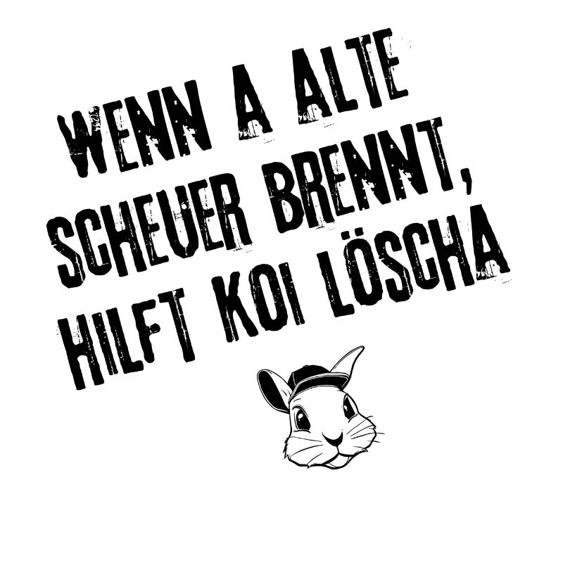 Brennende Scheuer | Redewendung