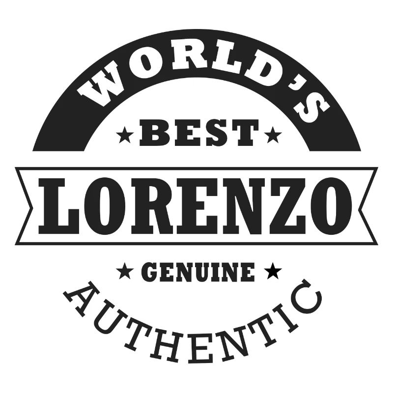 Lorenzo Tshirt personalized first name lorenzo