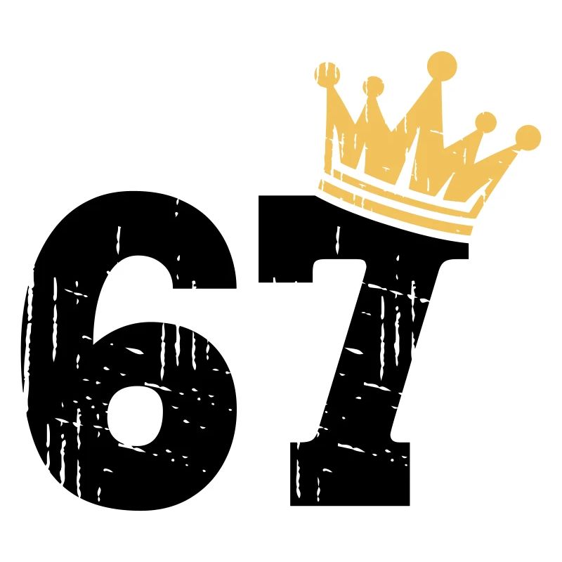 67 Crown 67th Birthday 67 years old