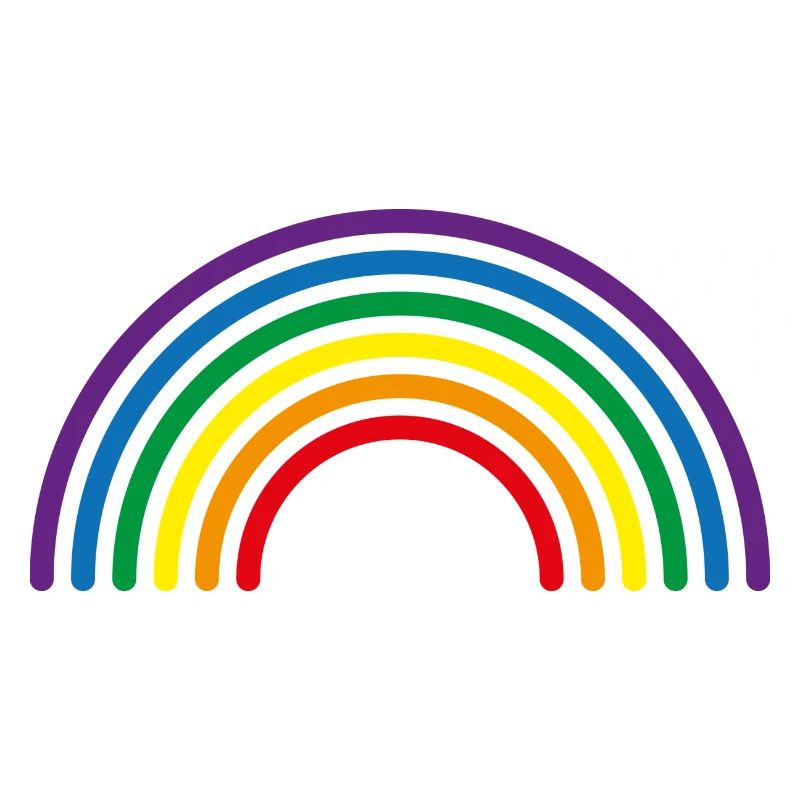 Rainbow Multi-Colour Lines