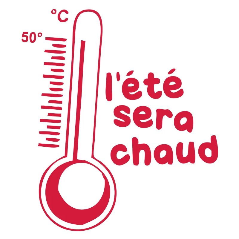 Sommer wird heiß brenn sein