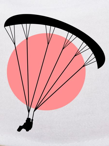 Paraglider Sunset Vector