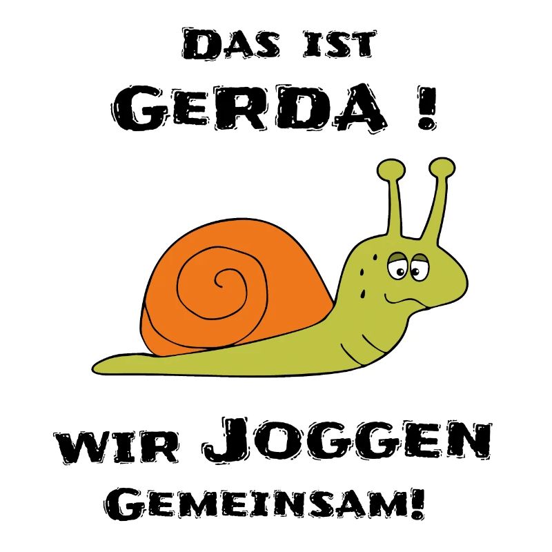 Jogging Jogging Sport Snail Funny Gerda