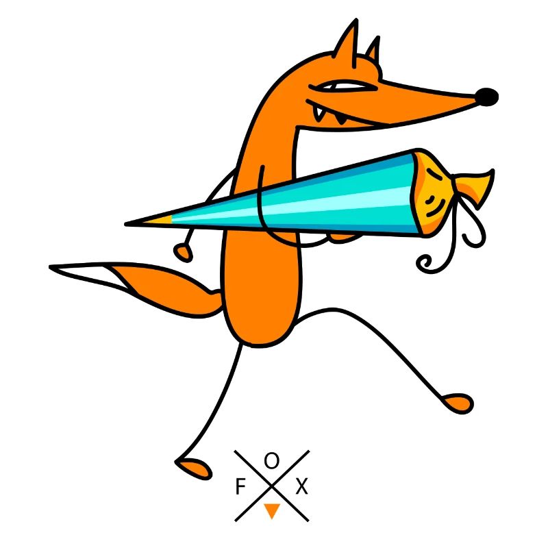 Smart Fox with sugar bag