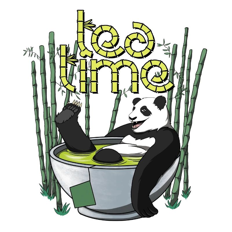 Tea Time - Der Tee-Moment des Pandas