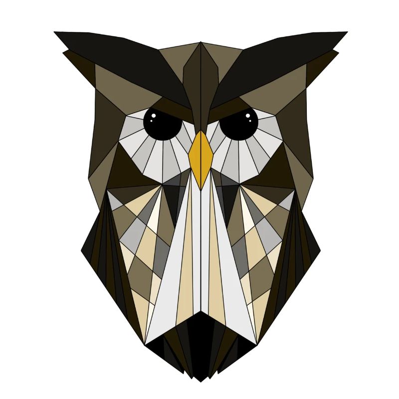 Eule geometrisch