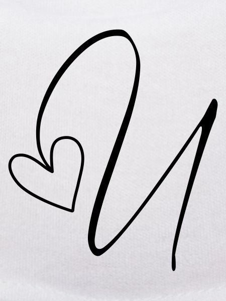 Letter U Letter-U Calligraphy