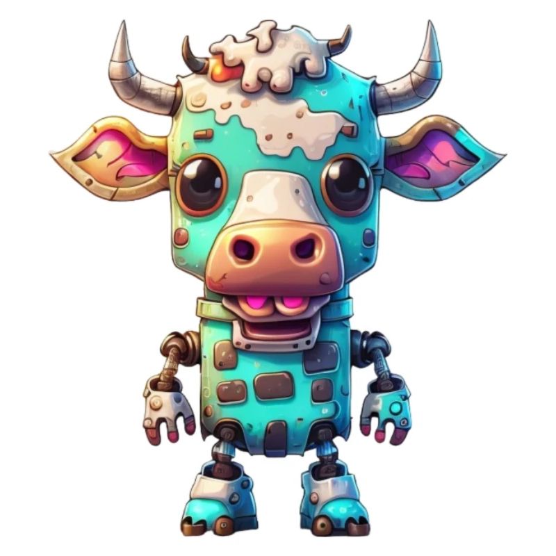 Roboter Kuh