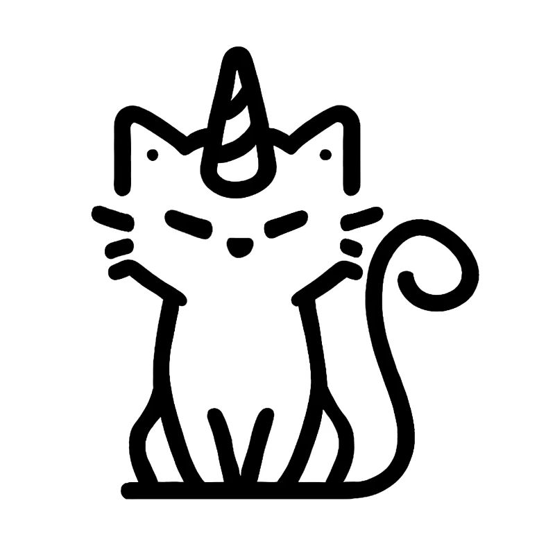 chat Licorne
