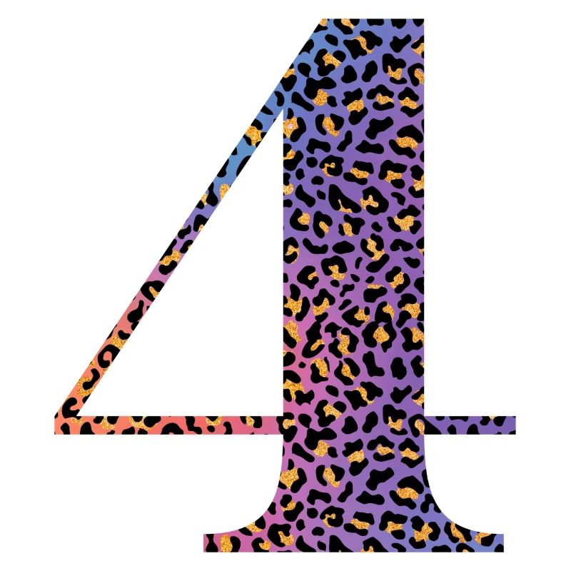 4e anniversaire léopard