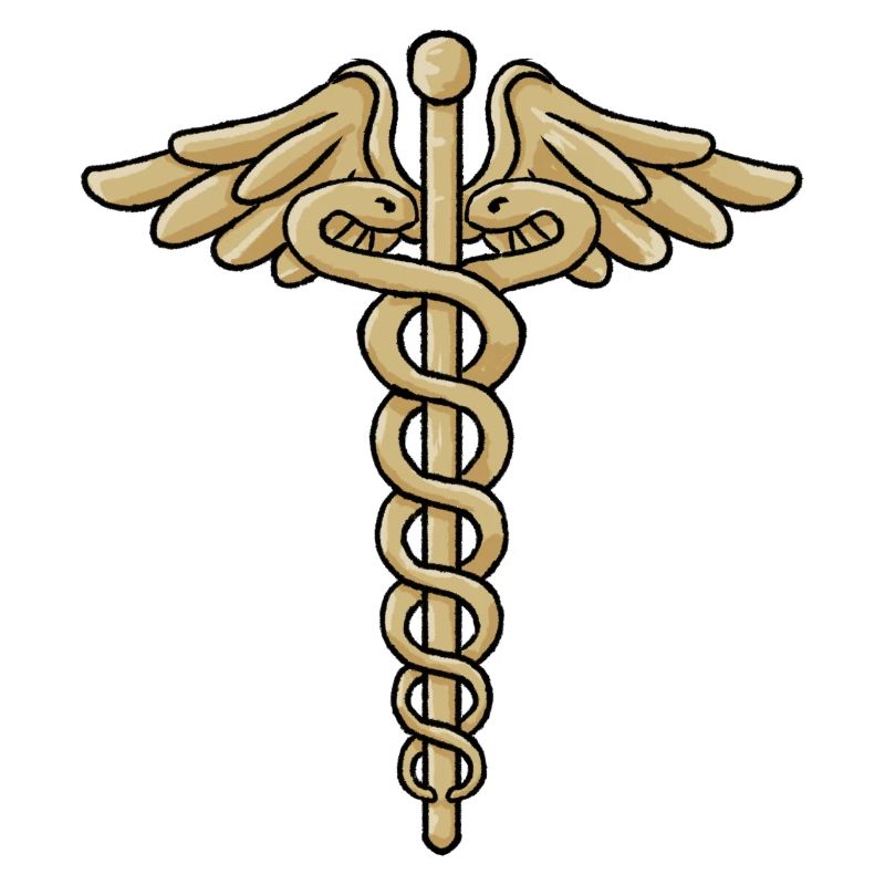 Caducée, bâton d’hermès