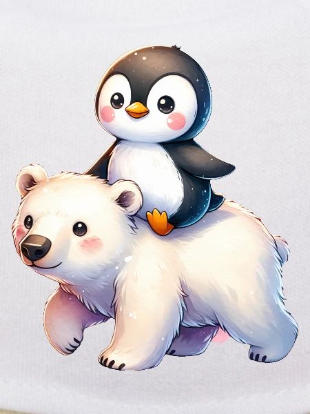 Pinguin und Eisbär Geschenk