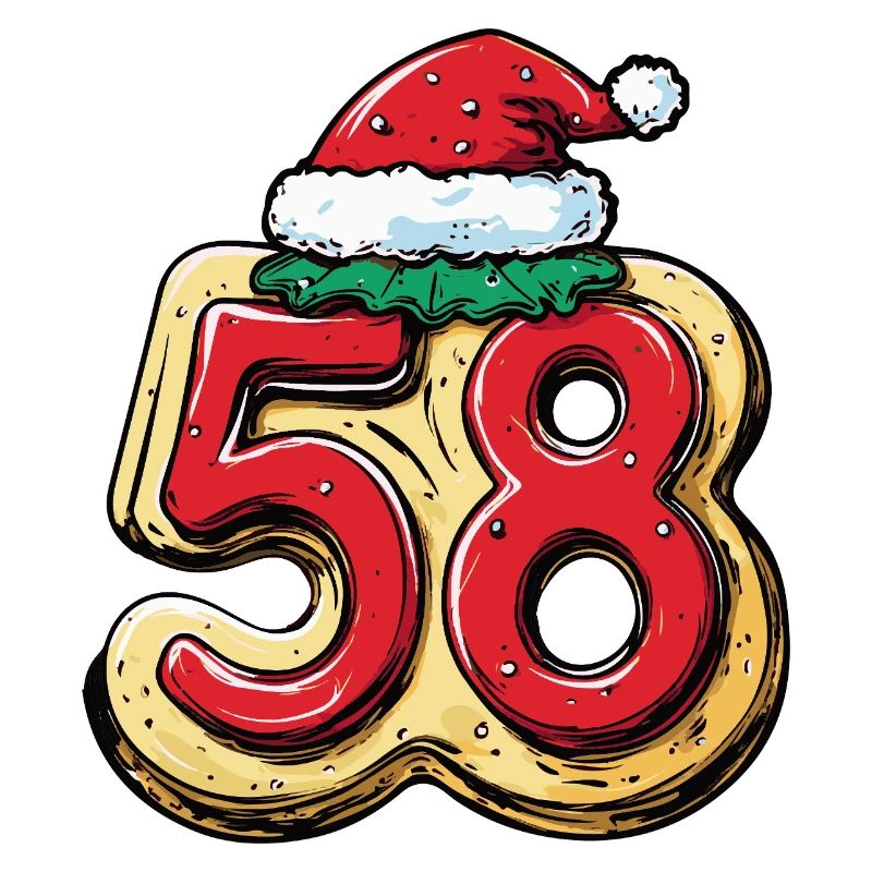 58 Numéro Biscuit Noël