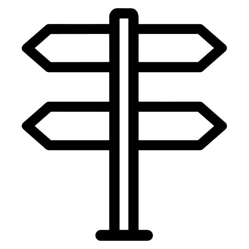 Direction sign
