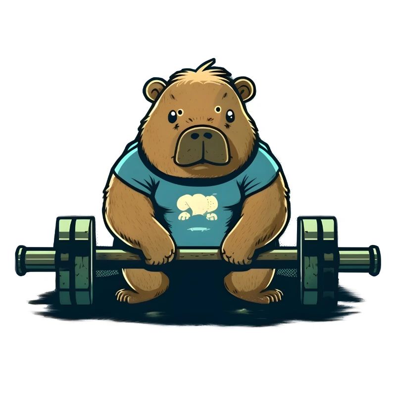 Capybara Bodybuilder