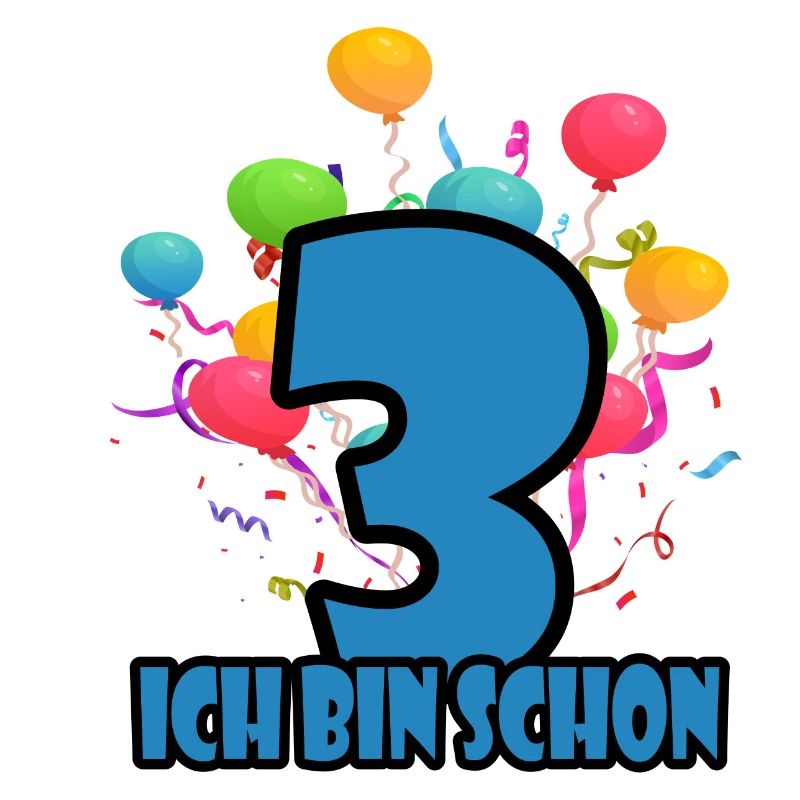 Ich bin schon 3 Geburtstag Geschenk