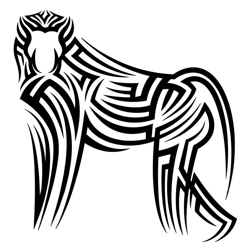 Monkey affe Tribal Tattoo