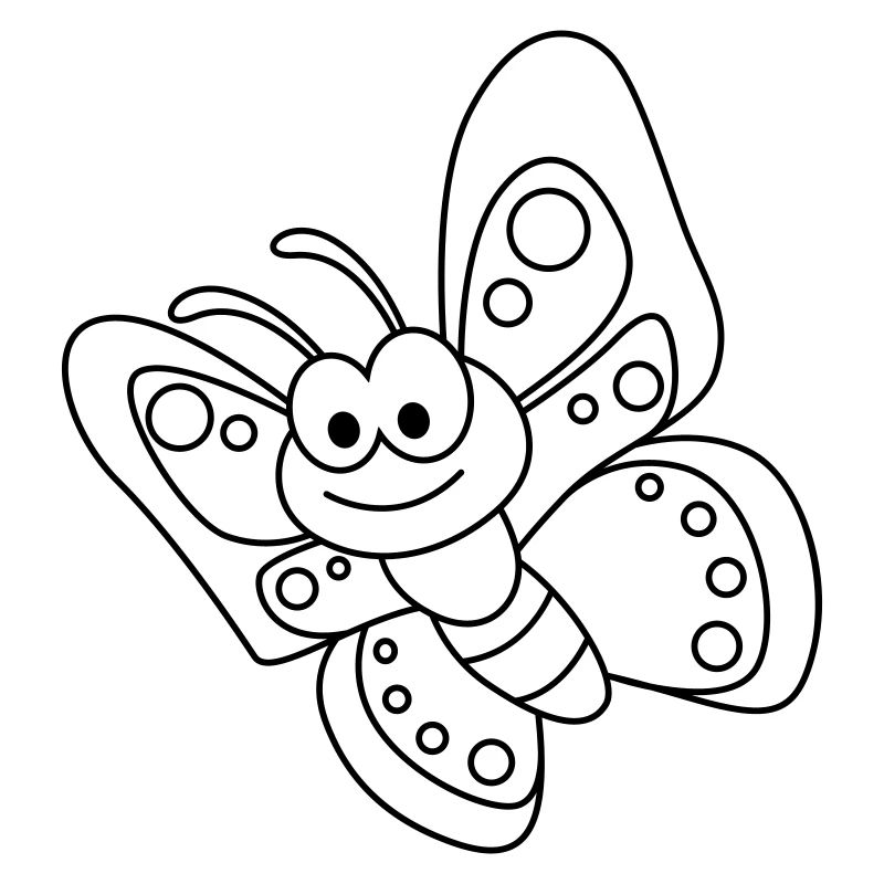 Butterfly Comic Animal