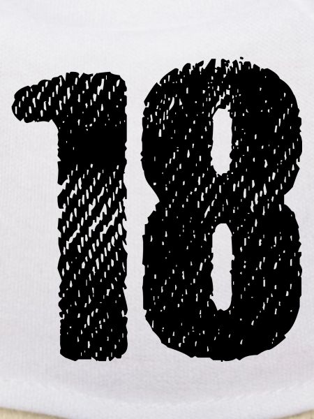 18 number jersey