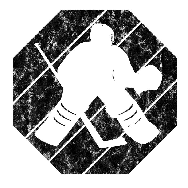 Eishockey im retro oder vintage Style für Kinder