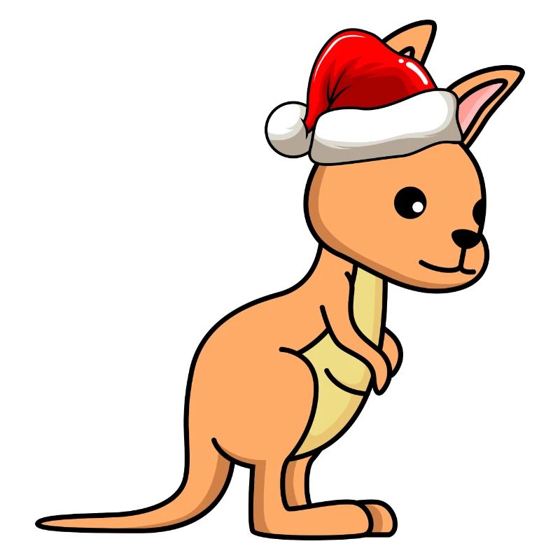Kangaroo Comic Weihnachten