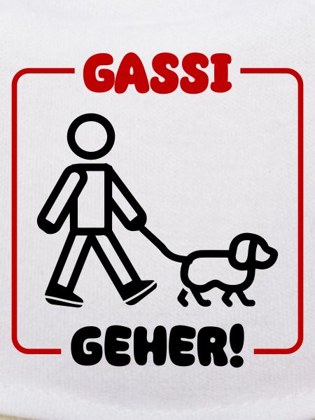 Dog walking dog